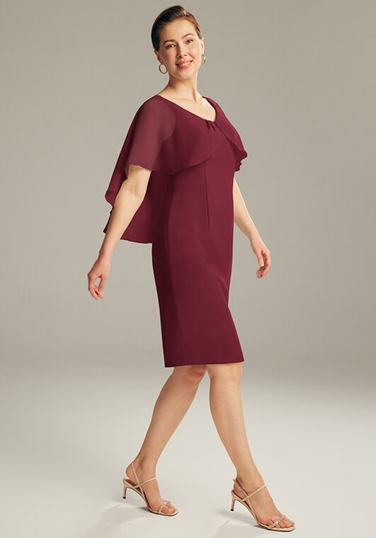 AW Bridal AW Sookie Dress Red Mother Of The Bride Dress - 3