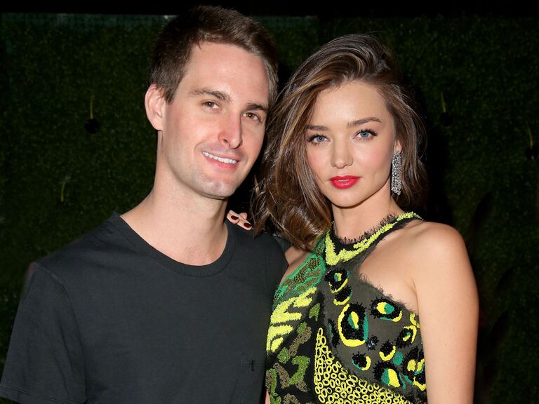 Miranda Kerr and Evan Spiegel 