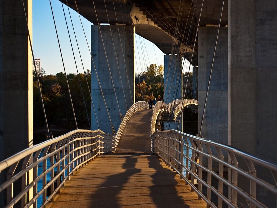 Picture of Belle Isle Suspension Bridge
