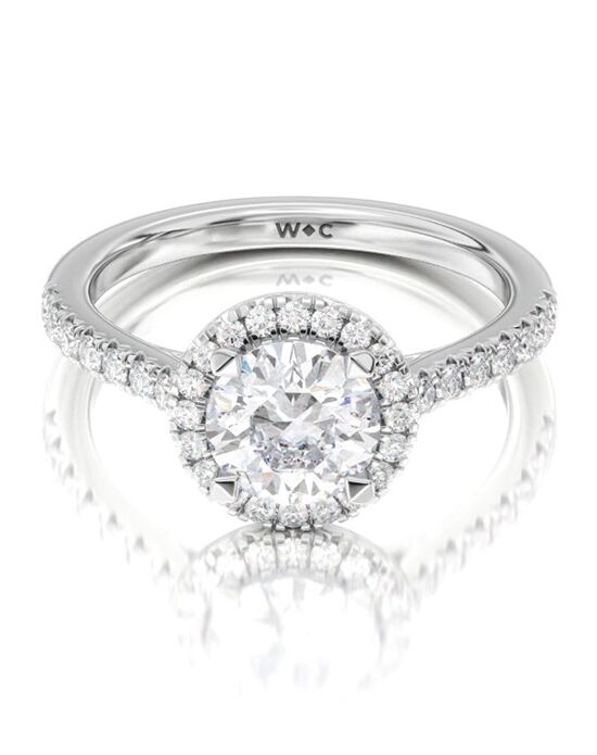 With Clarity Glamorous Cushion, Emerald, Round, Oval Cut Engagement Ring - 1