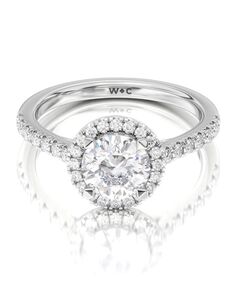 With Clarity Glamorous Cushion, Emerald, Round, Oval Cut Engagement Ring