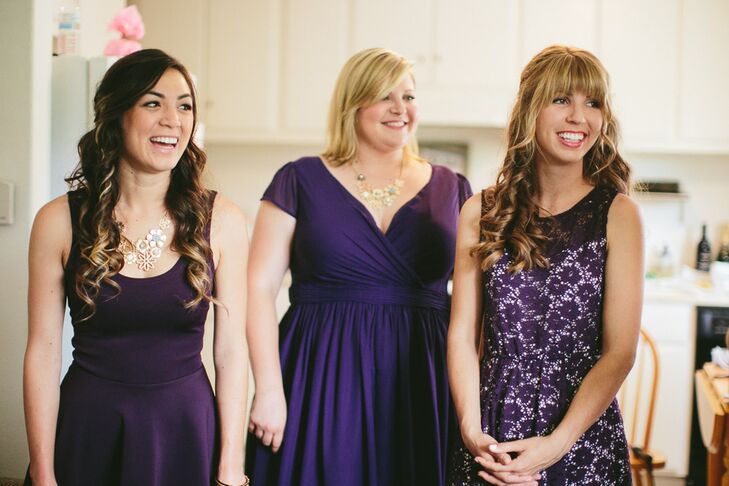 Purple Bridesmaid Dresses