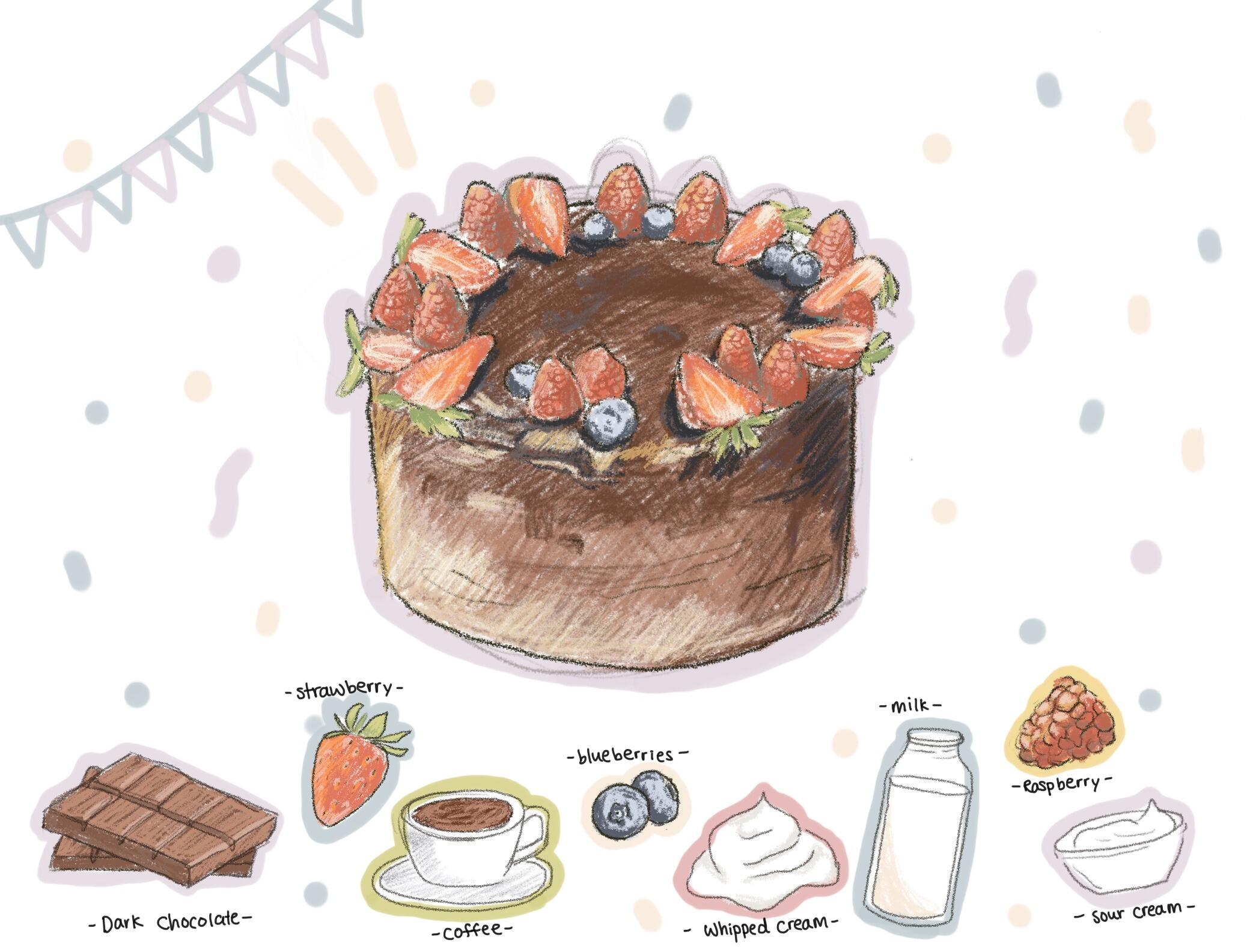 Emily: Every birthday or celebration, I would bake Kai a chocolate cake. I realised that the process of making the cake always fills me with anticipation and joy, and it makes me so so excited for that day to come. 
