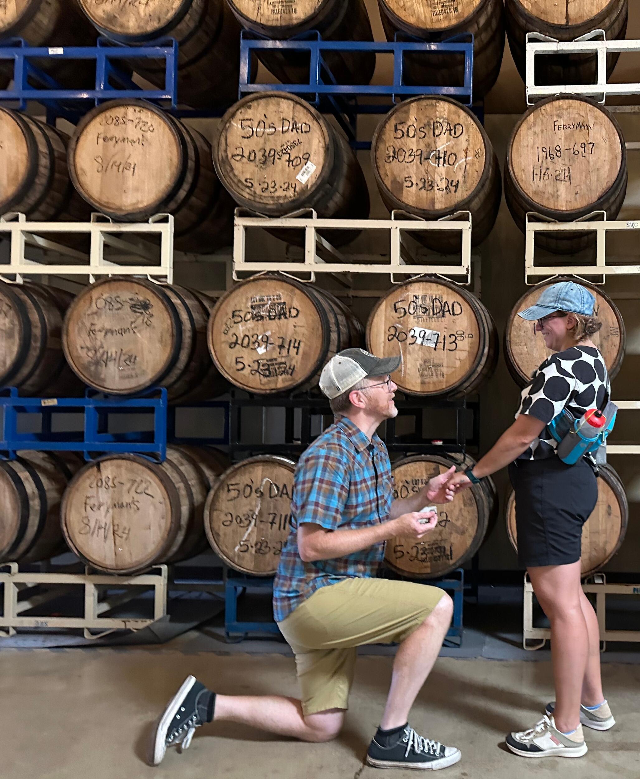 Engaged at Confluence Brewing in Des Moines