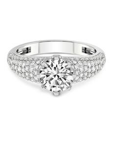 Friendly Diamonds Elegant Round, Oval Cut Engagement Ring