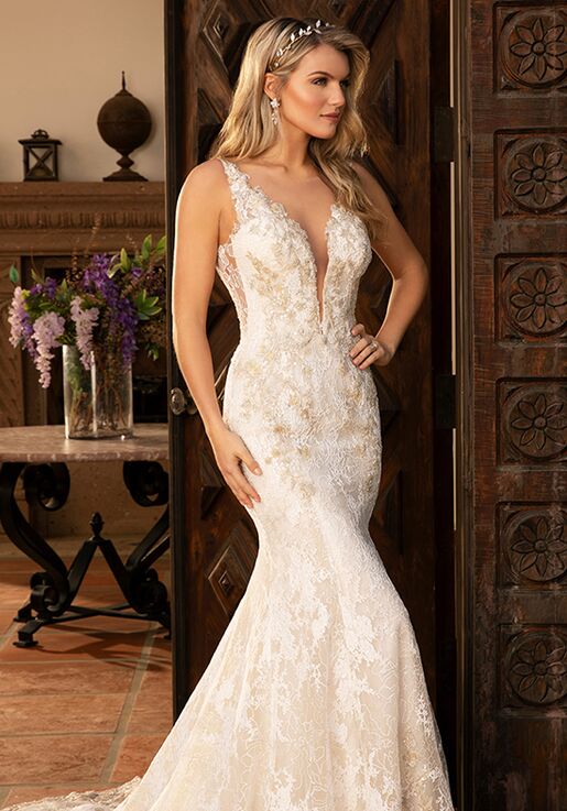 Casablanca Bridal 2375 Cadence Mermaid Wedding Dress - 2