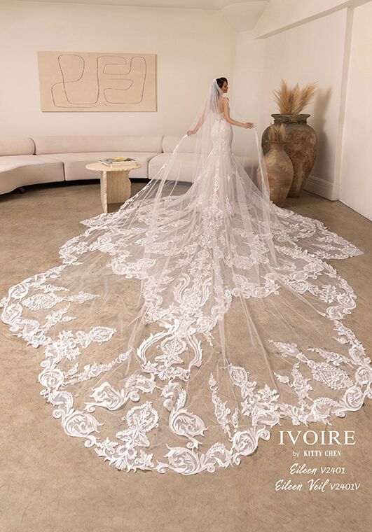 IVOIRE by KITTY CHEN EILEEN, V2401 Fit-and-Flare Wedding Dress - 2