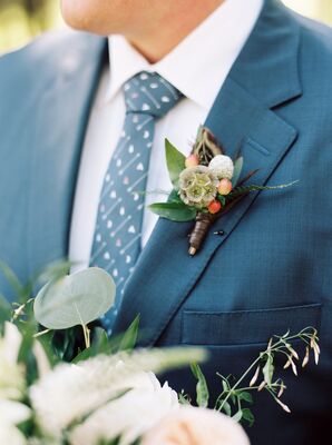 The Groom's Adventure-Themed Tie