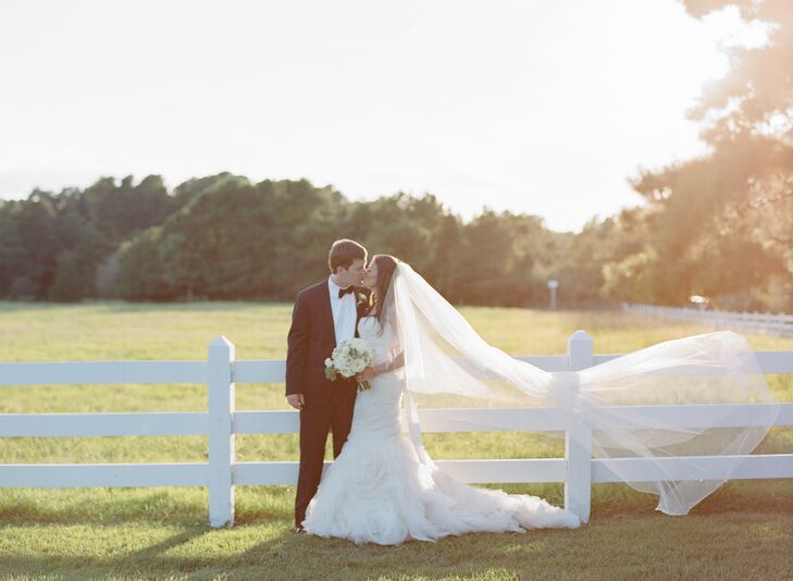 Because Clay and Casey met in Chapel Hill, they knew they wanted to get married in the area and Fearrington Village was the first place they visited. "We immediately fell in love—the quaint, romantic grounds were perfect for us," says Casey.