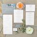 Formal Ivory and Gray Invitation Suite
