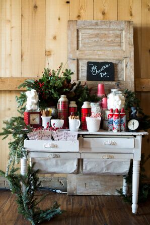 Rustic, DIY Hot Chocolate Bar