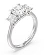 With Clarity Glamorous Cushion, Emerald, Radiant, Round, Oval Cut Engagement Ring - thumbnail - 2