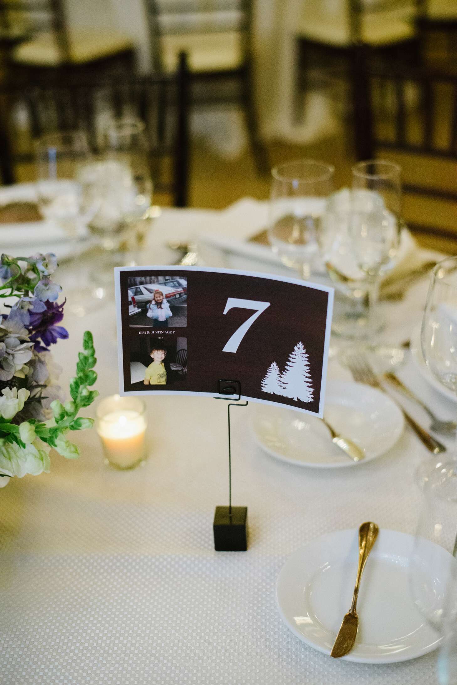 Wedding table number display ideas | Honestweddingadvice.com