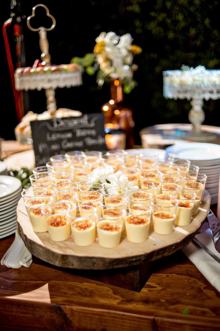 Dessert Bar Creme Brulee