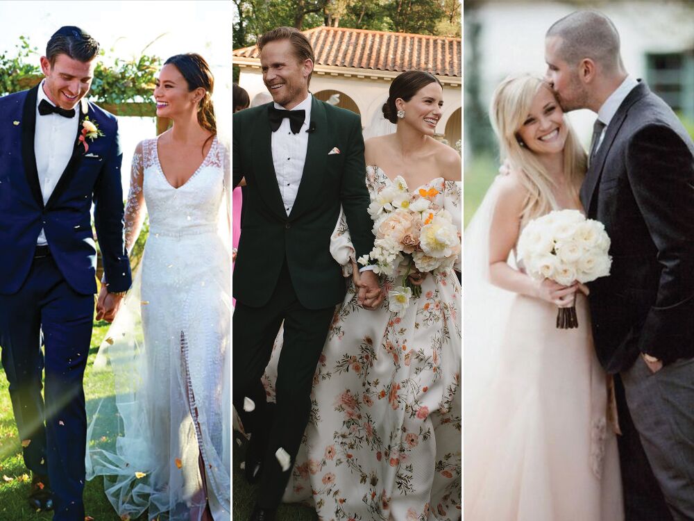 6 Celebrities Who Wore a Danielle Frankel Wedding Dress