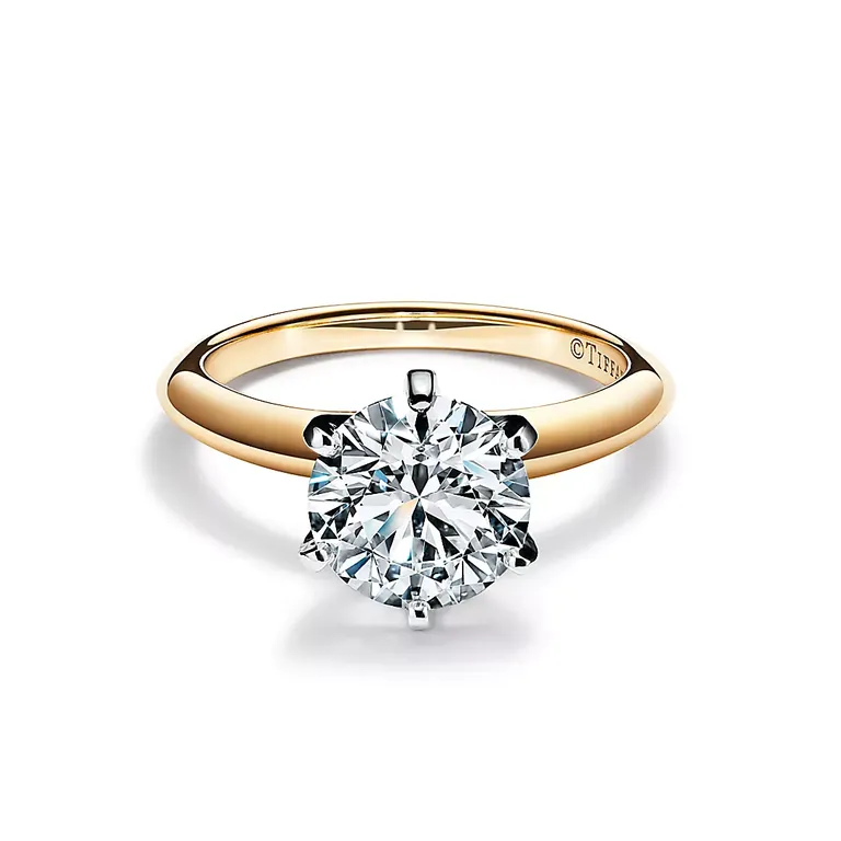 The Tiffany Setting Engagement Ring in 18k Yellow Gold