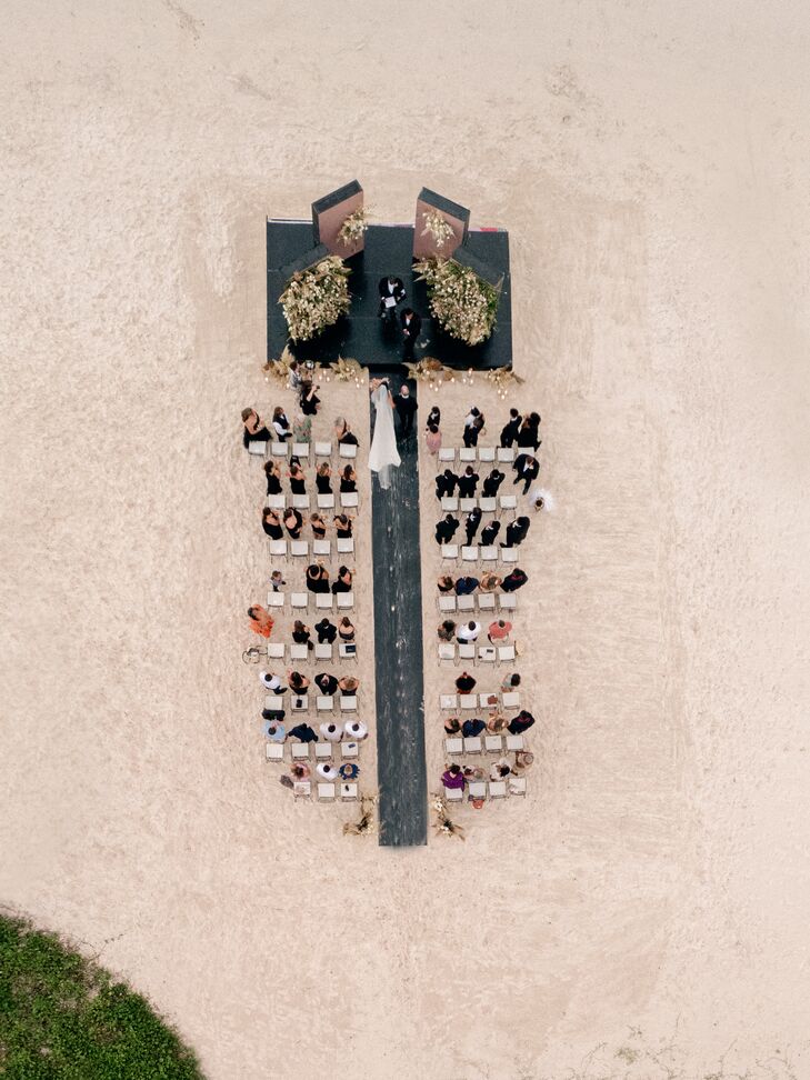 Beach Wedding Ceremony at Nizuc Resort and Spa in Mexico
