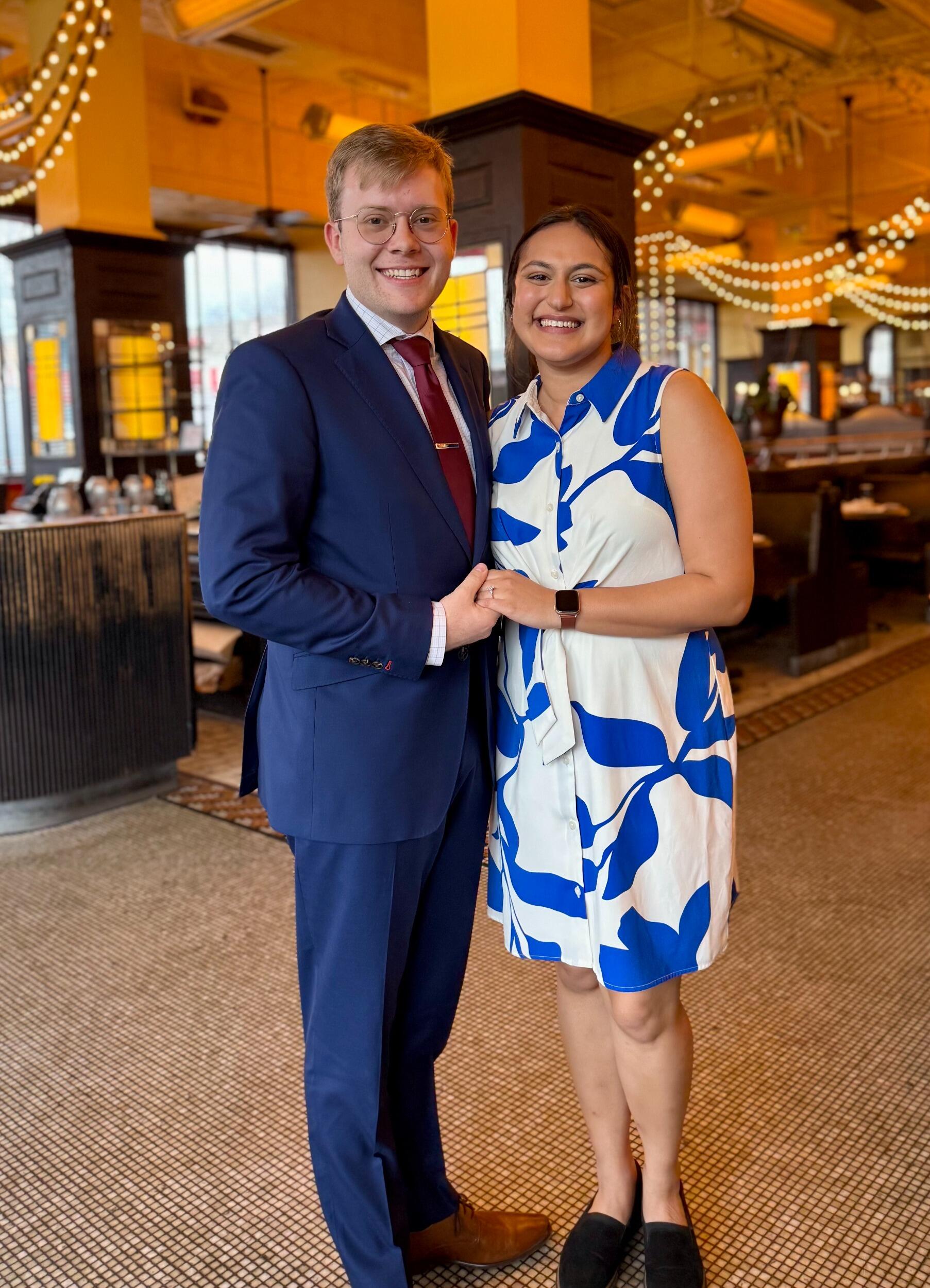 Five Year Anniversary and Engagement Lunch