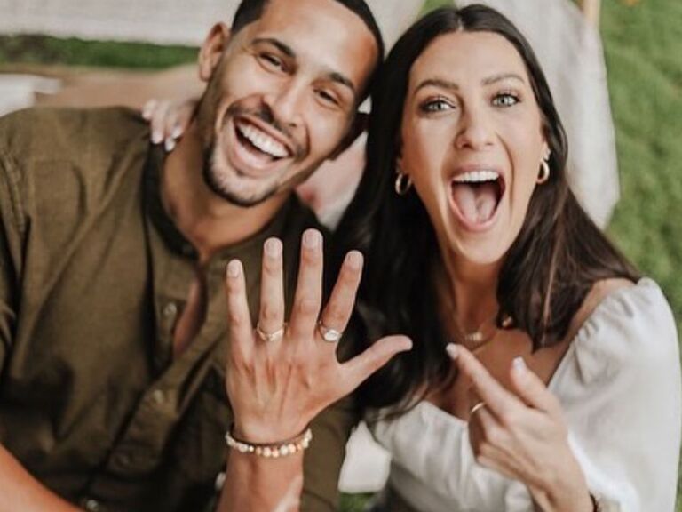 Thomas Jacobs' engagement ring from Becca Kufrin