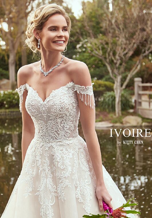 IVOIRE by KITTY CHEN MANDY, V2001 Ball Gown Wedding Dress - 2