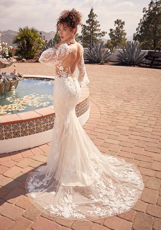 Beloved by Casablanca Bridal BL434 Fit-and-Flare Wedding Dress - 3