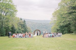 Mountain Wedding Ceremony at Holimont Ski Resort in Ellicottville, New York