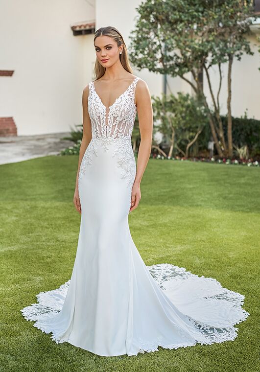 Jasmine Couture Levi Fit-and-Flare Wedding Dress - 2