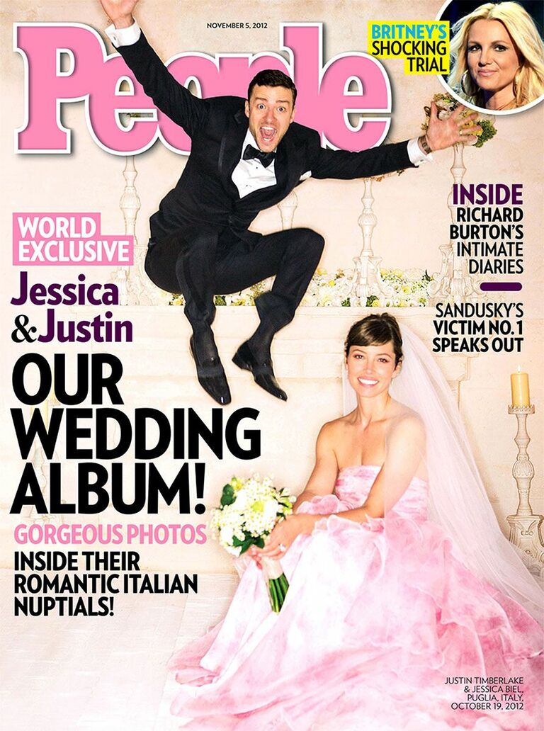 Jessica Biel's wedding dress