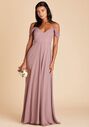 Birdy Grey Devin Convertible Dress in Dark Mauve V-Neck Bridesmaid Dress - thumbnail - 1