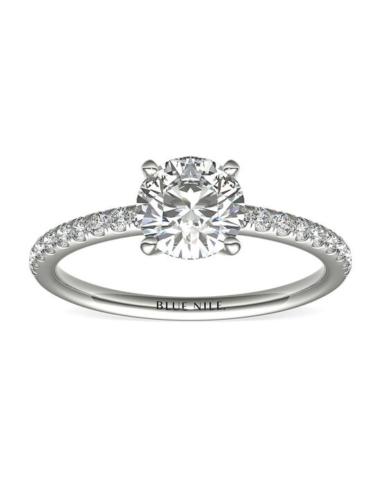 Blue Nile Round Cut Engagement Ring - 1