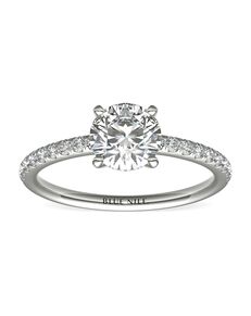 Blue Nile Round Cut Engagement Ring