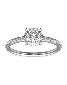 Blue Nile Round Cut Engagement Ring