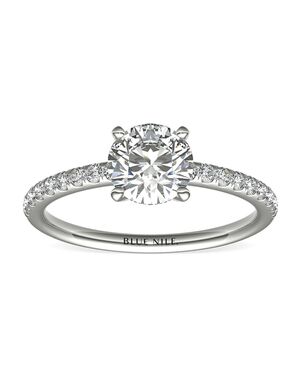 Blue Nile Round Cut Engagement Ring