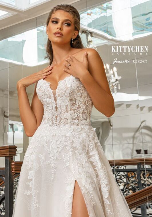 KITTYCHEN Couture JEANETTE GWEN, K2324 A-Line Wedding Dress - 3