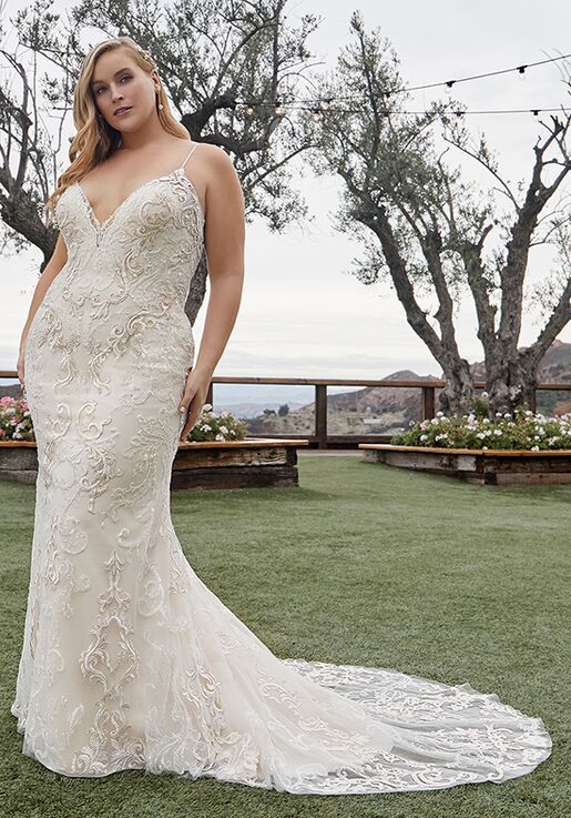 Casablanca Bridal 2424 Brooklyn Mermaid Wedding Dress - 3