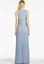 Sachin & Babi Loretta Gown - Slate Blue V-Neck Bridesmaid Dress - thumbnail - 2