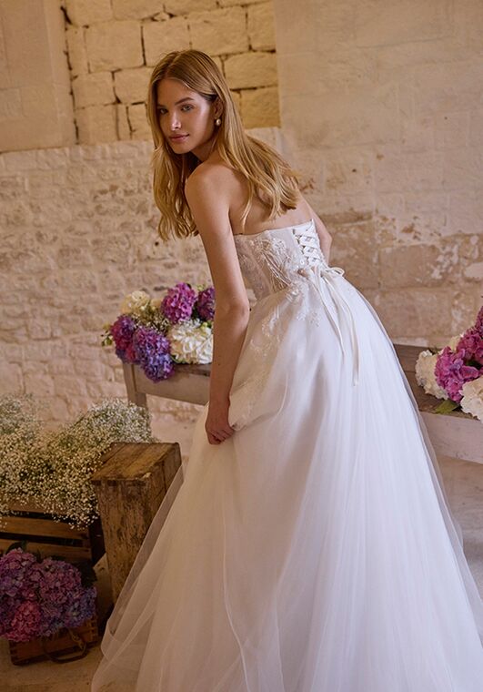 Dance of Puglia by LOVE by Ricca Sposa 25-023(2) Edda Ball Gown Wedding Dress - 3