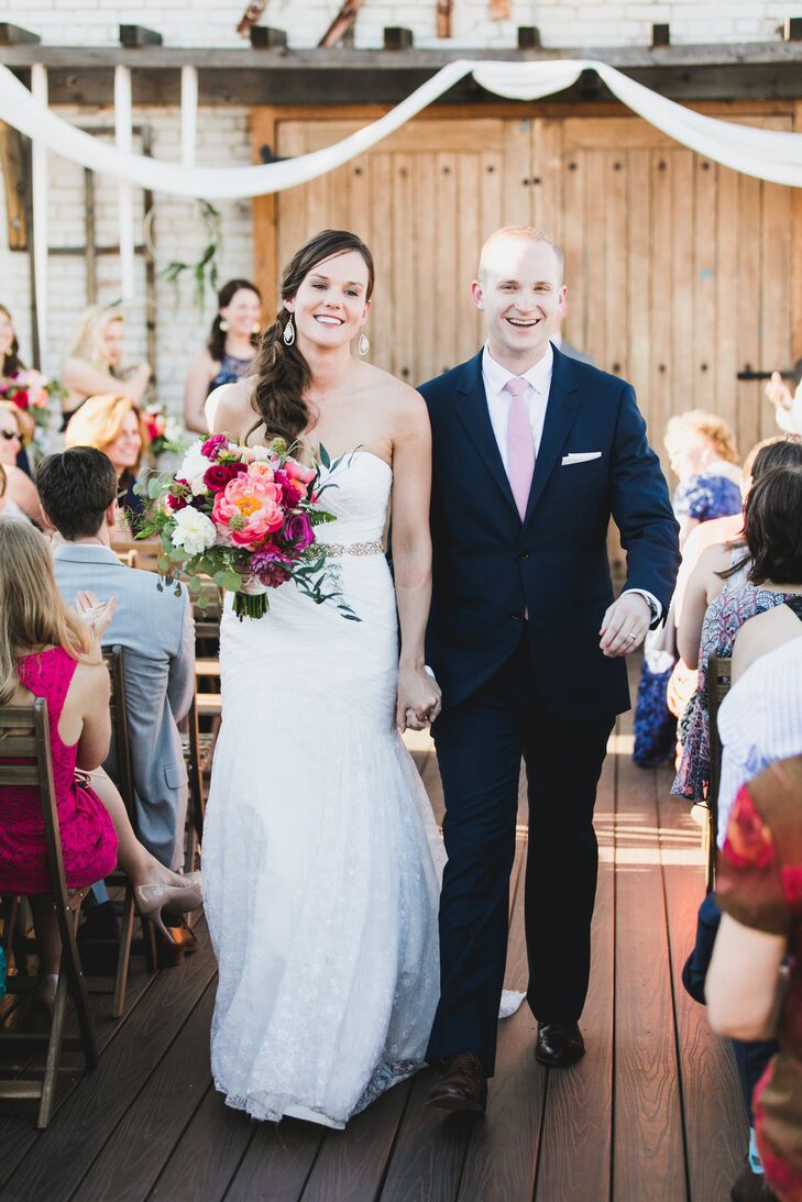 Strapless Draped Mermaid Gown with Lace Skirt