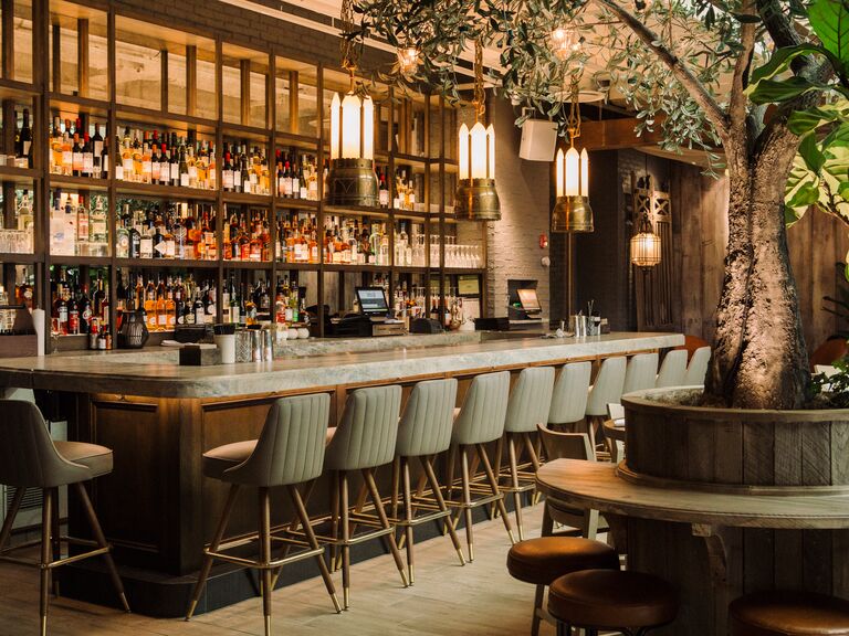 The romantic date night setting at Aba, Fulton Market District