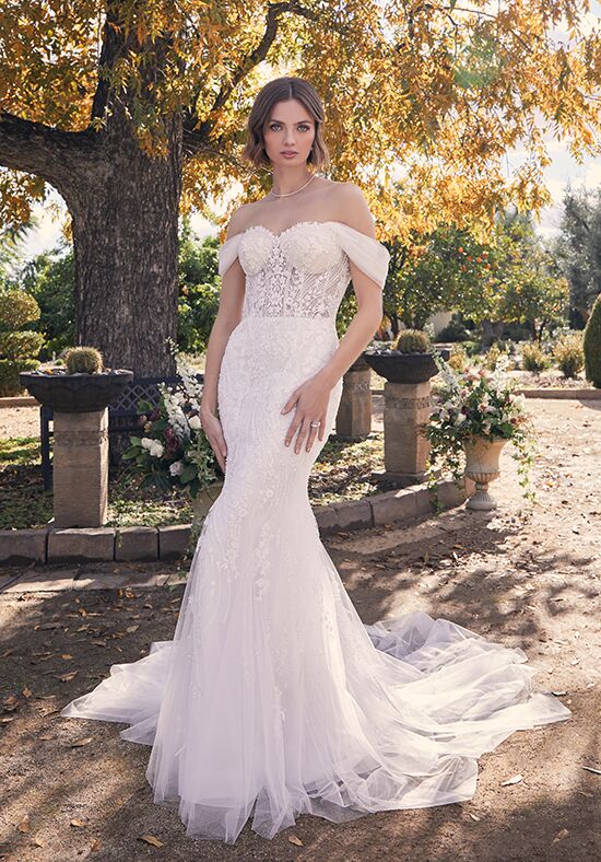 Casablanca Bridal Style 2532 Everest Fit-and-Flare Wedding Dress - 1