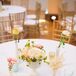 White Hydrangea and Pink Rose Centerpieces