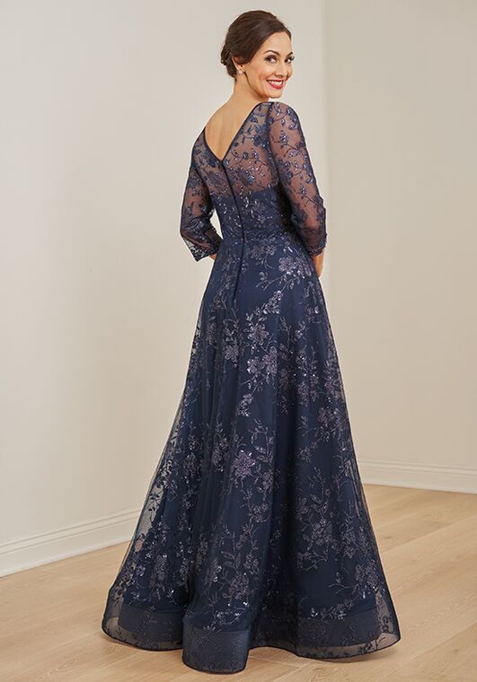 Jade Couture Mother of the Bride by Jasmine K248074 Blue Mother Of The Bride Dress - 3