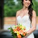 Circus Rose Orange and Yellow Bridal Bouquet