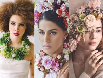Floral jewelry