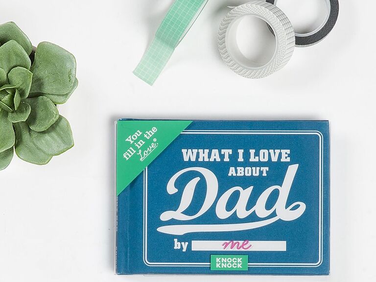 What I Love About Dad by Me fill-in-the-blanks book