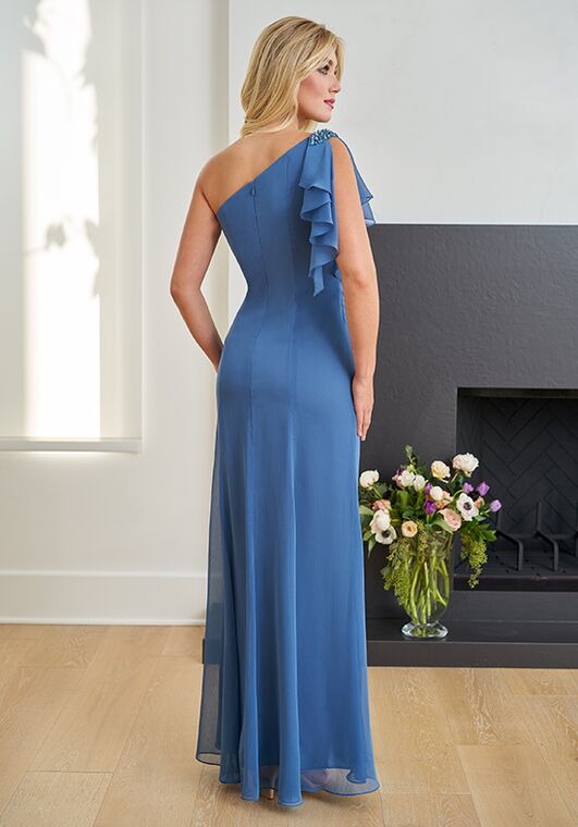 Jade Couture Mother of the Bride by Jasmine K258059 Blue Mother Of The Bride Dress - 2