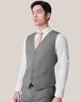 Birdy Grey Suits Josh Suit Vest in Gray Grey Tuxedo - thumbnail - 1