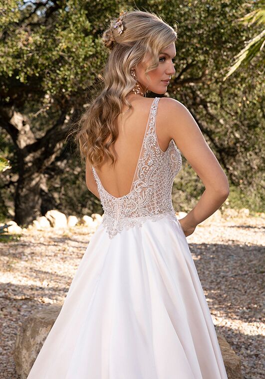 Casablanca Bridal 2387 Lizzie A-Line Wedding Dress - 5