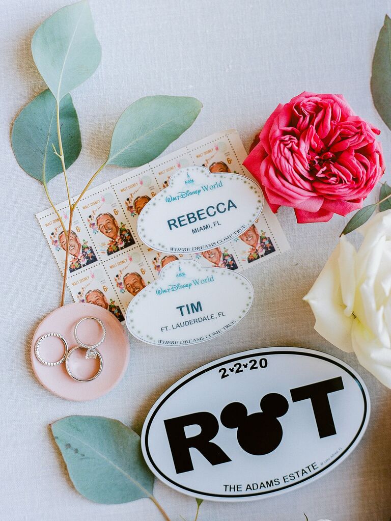 disney themed wedding stationery