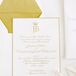 Formal Monogrammed Invitations